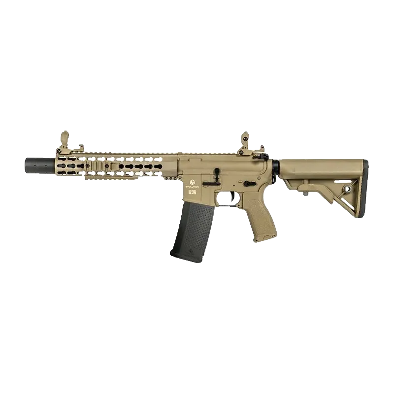 Evolution Recon Superlite Silent Ops tan, côté gauche, organes de visée relevés