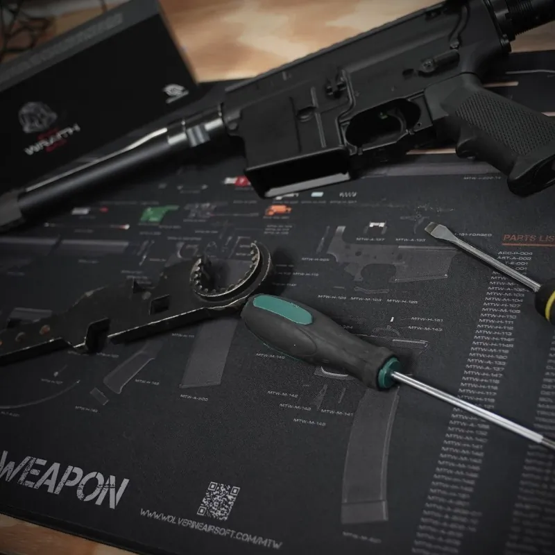 Tapis de travail Wolverine Airsoft caoutchouc antidérapant tissu imprimé