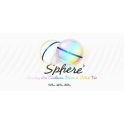 Olight - Sphère | Lampe boule LED Multicolores contrôlable via application - Bleu