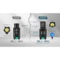 Olight - Baldr Pro R | Lampe tactique avec laser vert & 1350 lumens LED - Noir