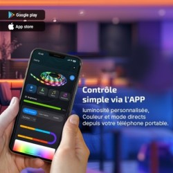 Olight - Ostrip | Ruban Led USB 5m multicolore controlé par APP