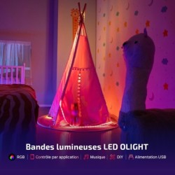 Olight - Ostrip | Ruban Led USB 5m multicolore controlé par APP