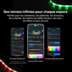 Olight - Ostrip | Ruban Led USB 5m multicolore controlé par APP