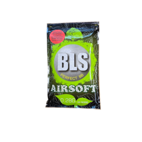 BLS - Billes Biodégradables 0.28g  sac de 1Kg - Blanche
