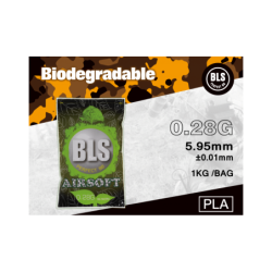 BLS - Billes Biodégradables 0.28g  sac de 1Kg - Blanche