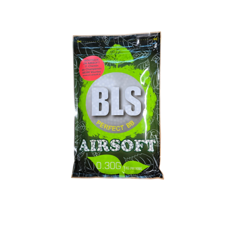 BLS - Billes Biodégradables 0.30g sac de 1Kg - Blanche BLS - Billes Biodégradables 0.30g sac de 1Kg - Blanche