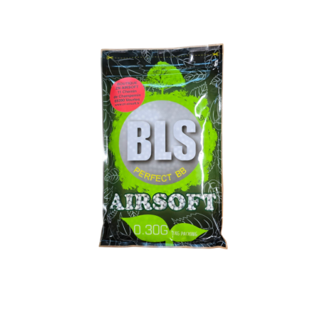 BLS - Billes Biodégradables 0.30g  sac de 1Kg - Blanche