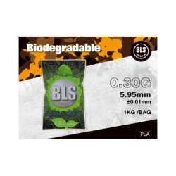 BLS - Billes Biodégradables 0.30g  sac de 1Kg - Noir