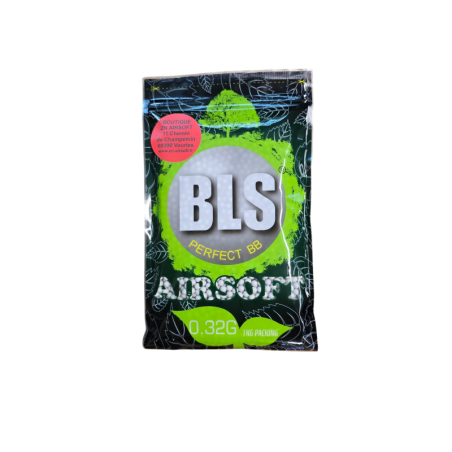 Billes BLS 0.32g Blanches – Précision et Fiabilité pour l'Airsoft