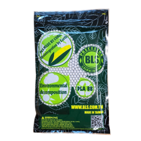 BLS - Billes Biodégradables 0.32g  sac de 1Kg - Blanche