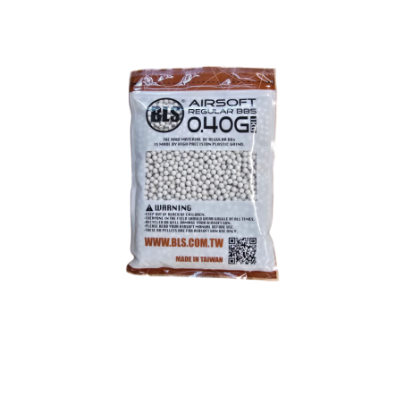 BLS - Billes Biodégradables 0.40g  sac de 1Kg - Blanche