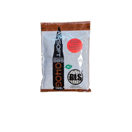 BLS - Billes Biodégradables 0.43g  sac de 1Kg - Blanche