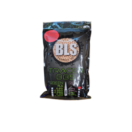 BLS - Billes Traçantes 0.20g sac de 1Kg - Rouge