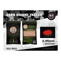 BLS - Billes traçantes 0,20 g sac de 1 kg - Rouge