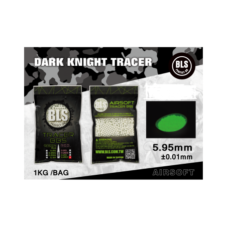 BLS - Billes Traçantes 0.25g  sac de 1Kg - Verte