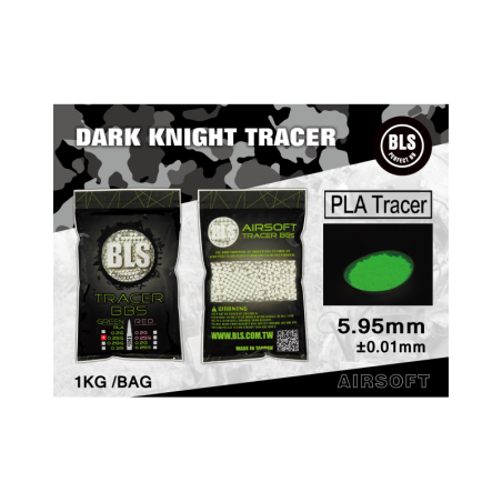 BLS - Billes Biodégradables Traçantes 0.25g  sac de 1Kg - Verte