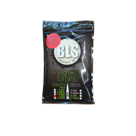 BLS - Billes Biodégradable Traçante 0.30g  sac de 1Kg - Verte