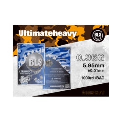 BLS - Billes Biodégradables 0.36g Sac de 1000 billes - Blanche