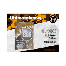 BLS - Billes Biodégradables 0.40g Sac de 1000 billes - Blanche