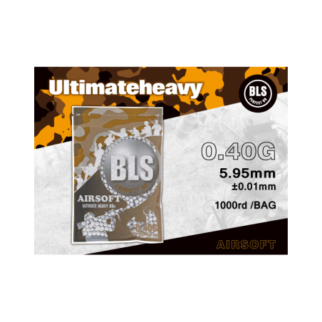 BLS - Billes Biodégradables 0.40g Sac de 1000 billes - Blanche
