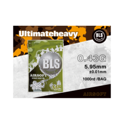 BLS - Billes Biodégradables 0.43g Sac de 1000 billes - Blanche