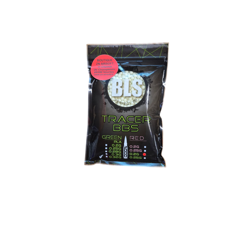 BLS - Billes Traçantes 0.20g Sac de 2000 Billes - Verte BLS - Billes Traçantes 0.20g Sac de 2000 Billes - Verte