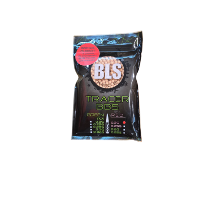 BLS - Billes Traçantes 0.20g Sac de 2000 Billes - Rouge
