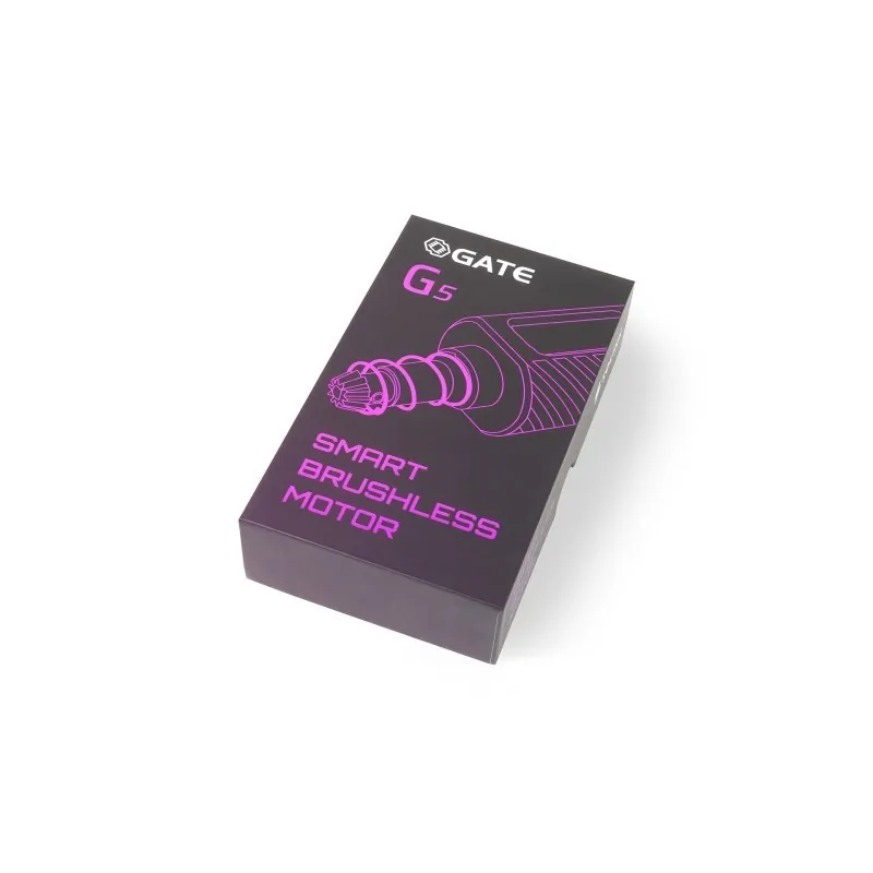 Boîte violette Gate G5 Smart Brushless Motor, face avant