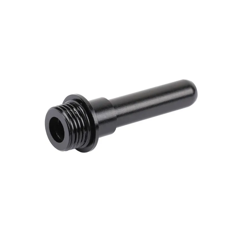 Nozzle noire filetée de l'engine Gate Pulsar H, vue de trois quarts sur fond blanc