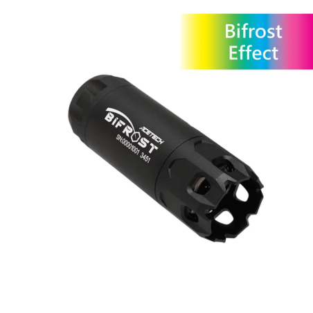 Acetech Bifrost Noir – Traceur Airsoft avec Effet Flamme | Zn-Airsoft.fr