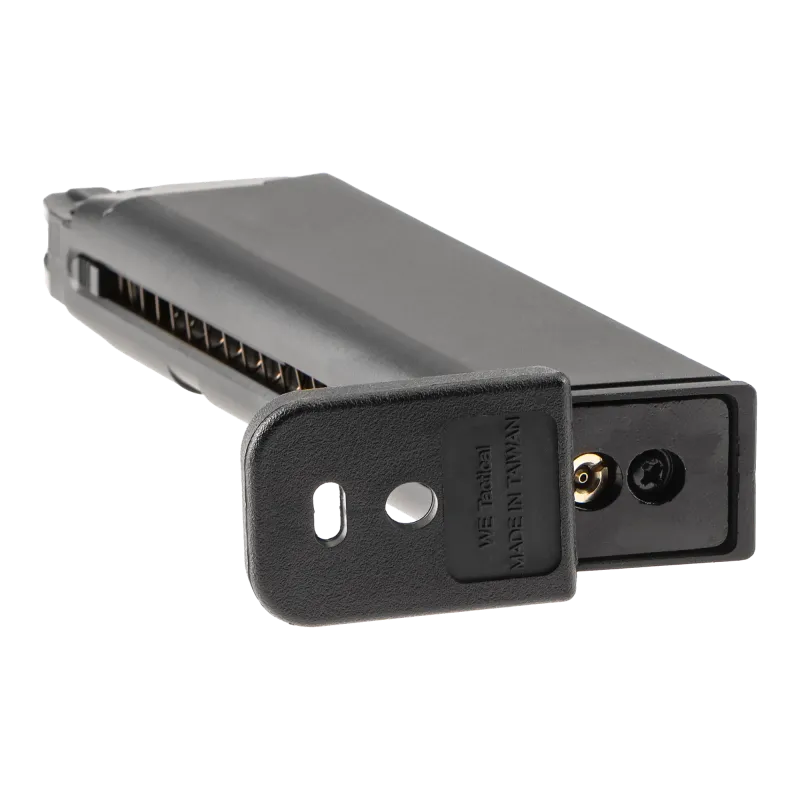Chargeur gaz WE WE17 / WE18C, talon ouvert sur la valve de remplissage