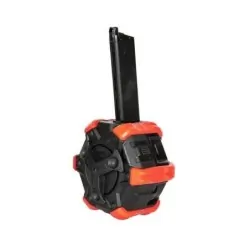 DOUBLE-BELL - Chargeur Drum à gaz pour 1911 350 billes - Rouge