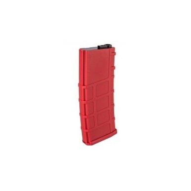 BO MANUFACTURE - Chargeur Mid-Cap 200 Billes Rouge Pour M4