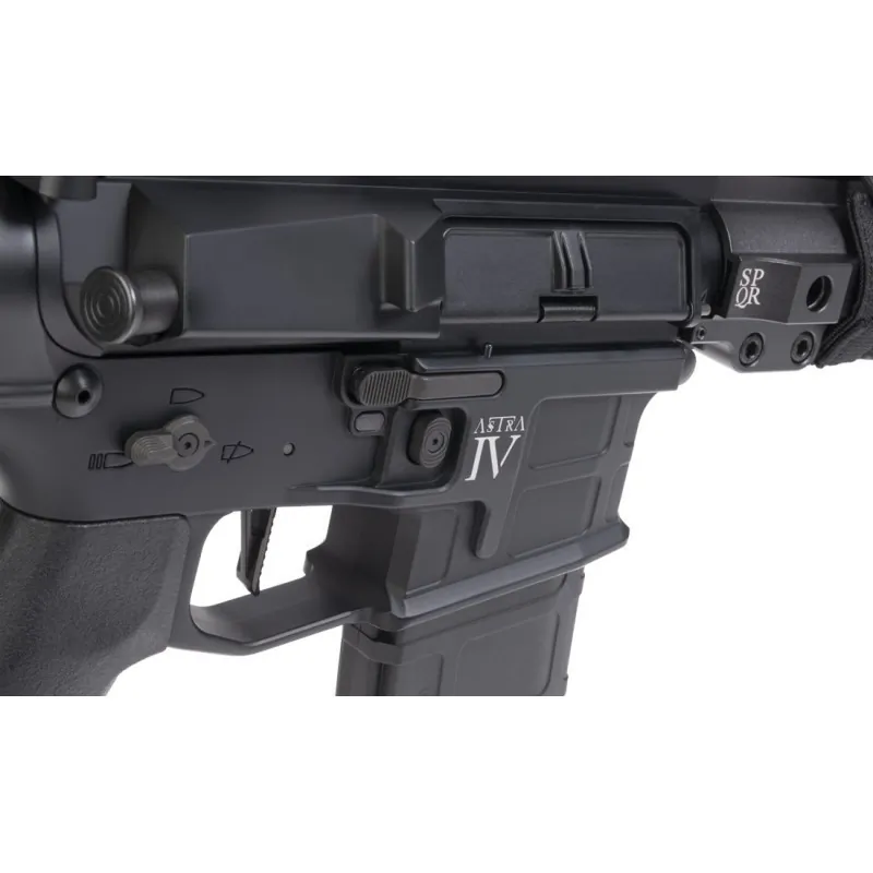 ASTRA IV Shadow Secutor Arms gros plan ETU programmable gearbox V2 hop-up réglable Noir