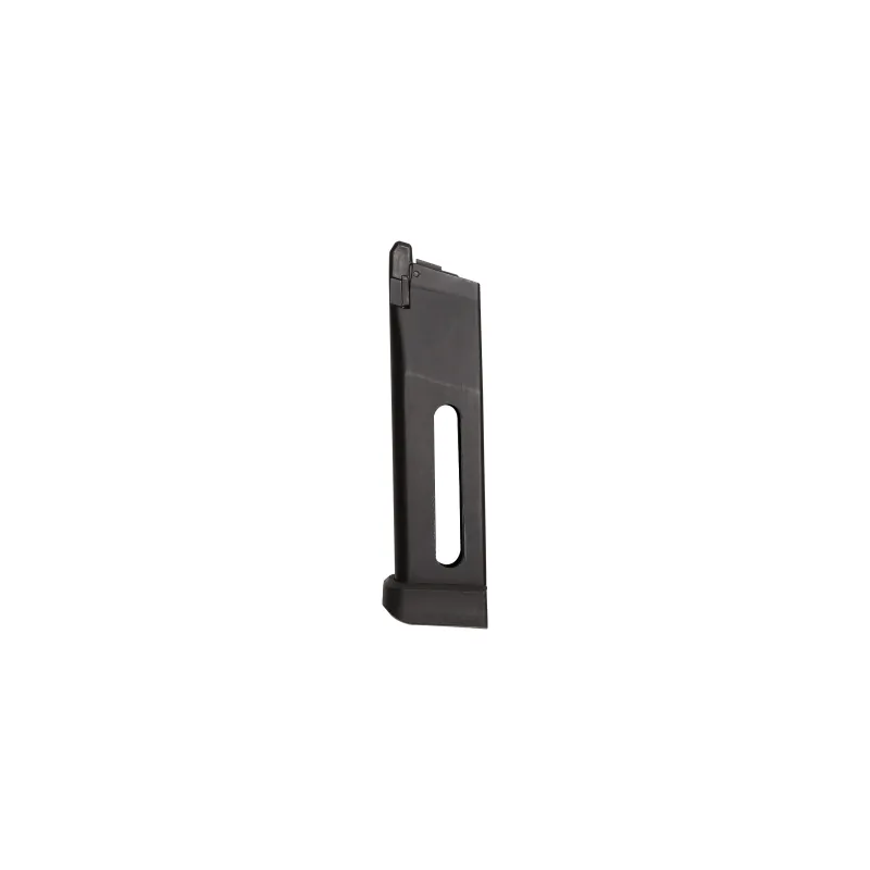 Chargeur CO2 ASG 24 billes pour STI Combat Master noir, vue d'ensemble