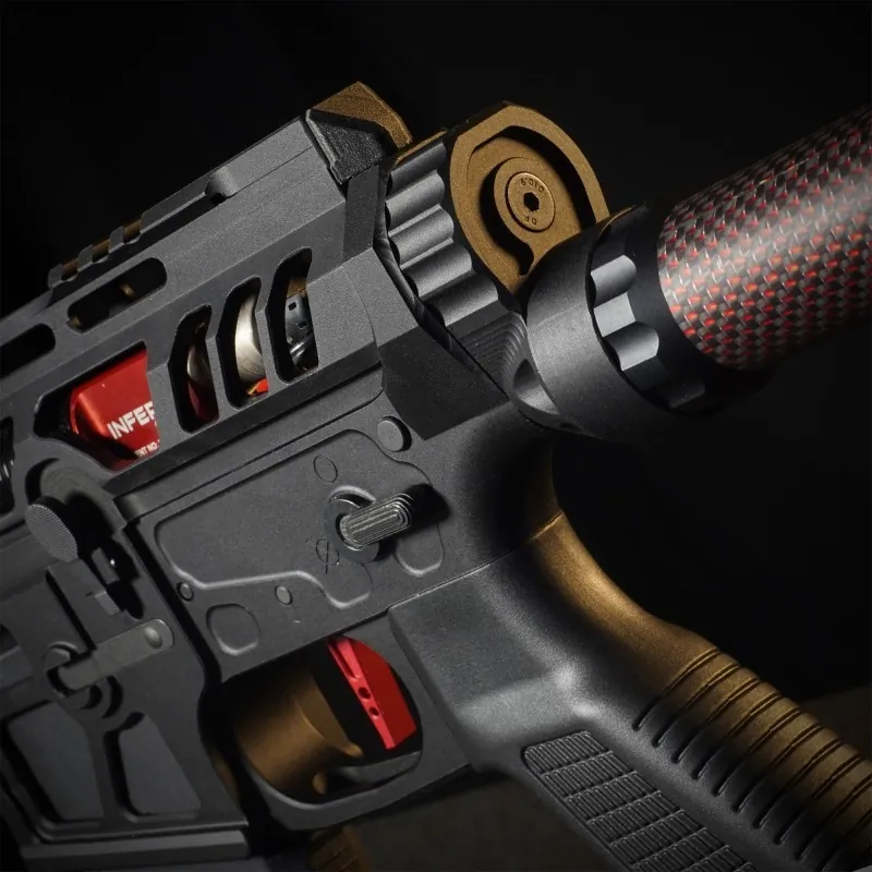Heretic Labs Article III Wolverine Airsoft HPA chargeur mid-cap 130 billes et accessoires fournis Noir