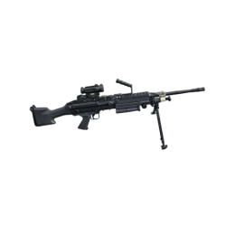 Occasion de la boutique - Réplique AEG M249 MK2 avec lunette ASG A&K - Noir