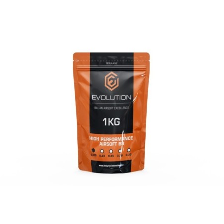 Evolution International - Billes 0.20g High Performance 1Kg - Blanche