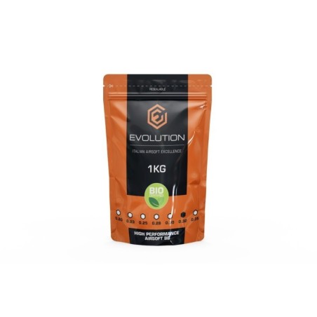 Evolution International - Billes Biodégradable 0.32g High Performance 1Kg - blanche