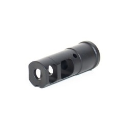 Evolution International - Cache Flamme en acier CNC Tactical 14mm CCW - Noir