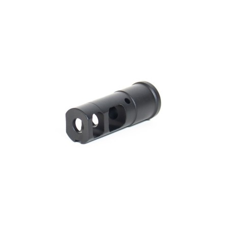 Evolution International - Cache Flamme en acier CNC Tactical 14mm CCW - Noir