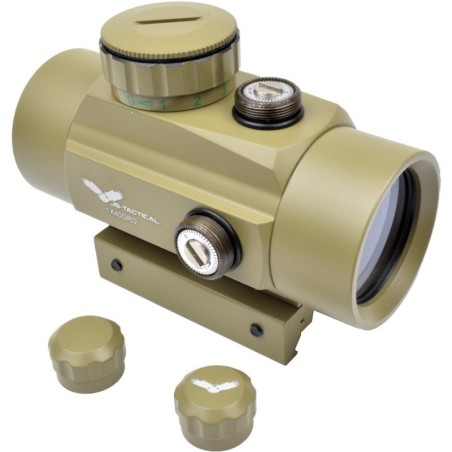 JS-TACTICAL - Viseur point rouge lentille 40mm - Tan