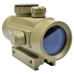 JS-Tactical – Viseur point rouge 40 mm Tan airsoft | Zn-Airsoft.fr