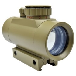 JS-Tactical – Viseur point rouge 40 mm Tan airsoft | Zn-Airsoft.fr