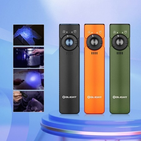 Olight - Arkfeld UV | Lampe EDC avec Éclairage Ultraviolet - Vert OD