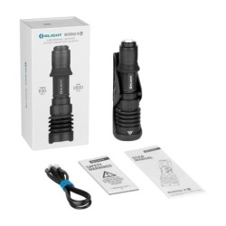 Olight - Lampe tactique WarriorX4 2600  lumens avec Strobe - Noir