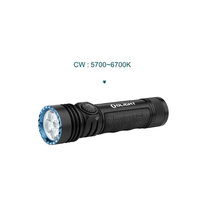 Olight -  Lampe torche LED Seeker 4 Pro 4600 lumens - Noir