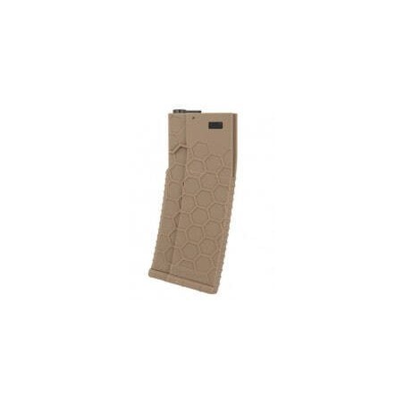 LANCER TACTICAL - Chargeur Tan Mid-Cap 120 Billes Hexmag