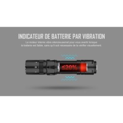 Olight Odin GL Mini – Lampe tactique 1000 lumens avec laser vert – Noir