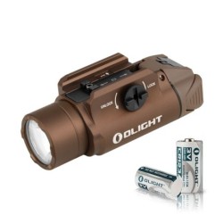 Olight PL-3S Valkyrie Tan – Lampe tactique 1000 lumens pour rail Picatinny